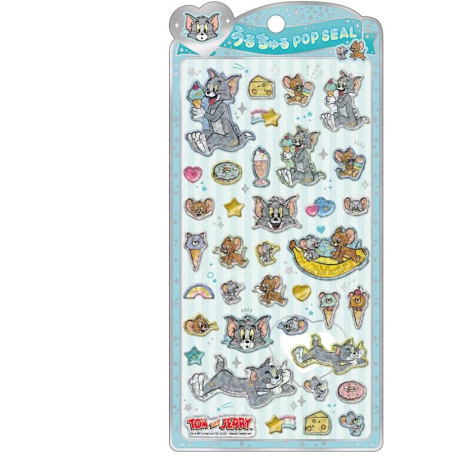 クラックス CRUX うるちゅる ポップシール トムとジェリー ぷっくり