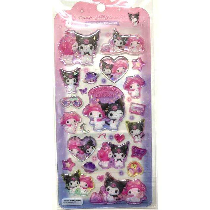 サンリオキャラクターズ ドロップジェリーシール マイメロディ×クロミ