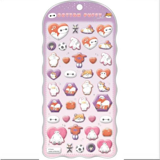 ベイマックス ディズニー コットンパフィー シール COTTON PUFFY