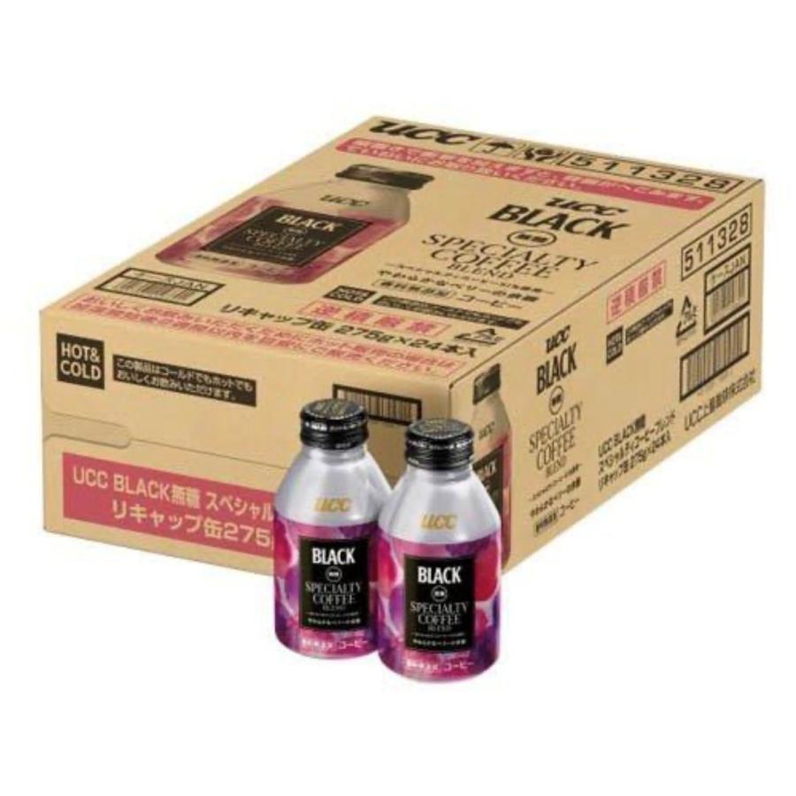 ケース販売 UCC BLACK無糖 スペシャルティコーヒーブレンド リキャップ