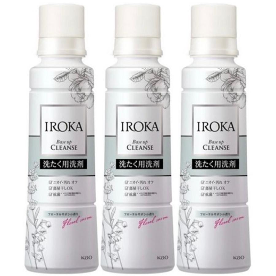 本体3本セット IROKA イロカ フレアフレグランス ベースアップクレンズ