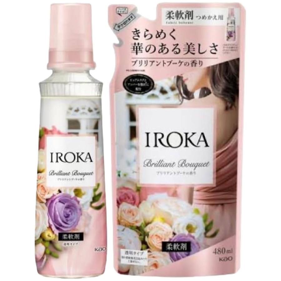 まとめ買い】イロカ IROKA 柔軟剤 ブリリアントブーケの香り 本体