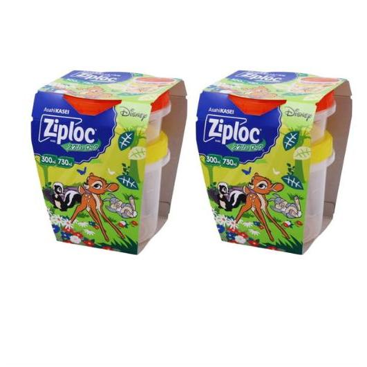 2個セット 旭化成HP ジップロック スクリューロック ディズニー25秋