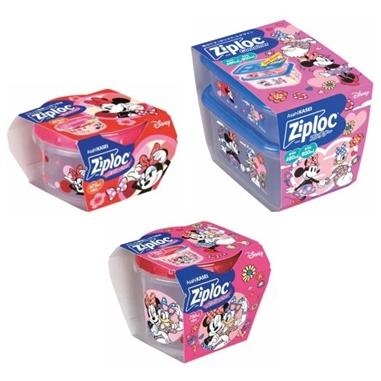 3種セット ジップロック ミニー ディズニー デイジー スクリューロック