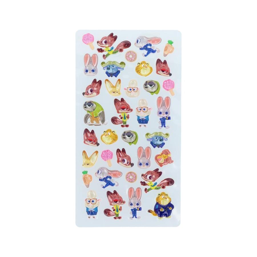 ズートピア ディズニー シール 立体 ボンボンドロップシール