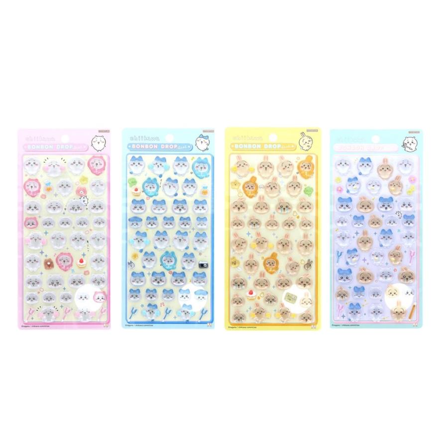 ちいかわボンボンドロップシール 4枚セット 4種セット ちいかわ ボンボンドロップシール はちわれ うさぎ サン