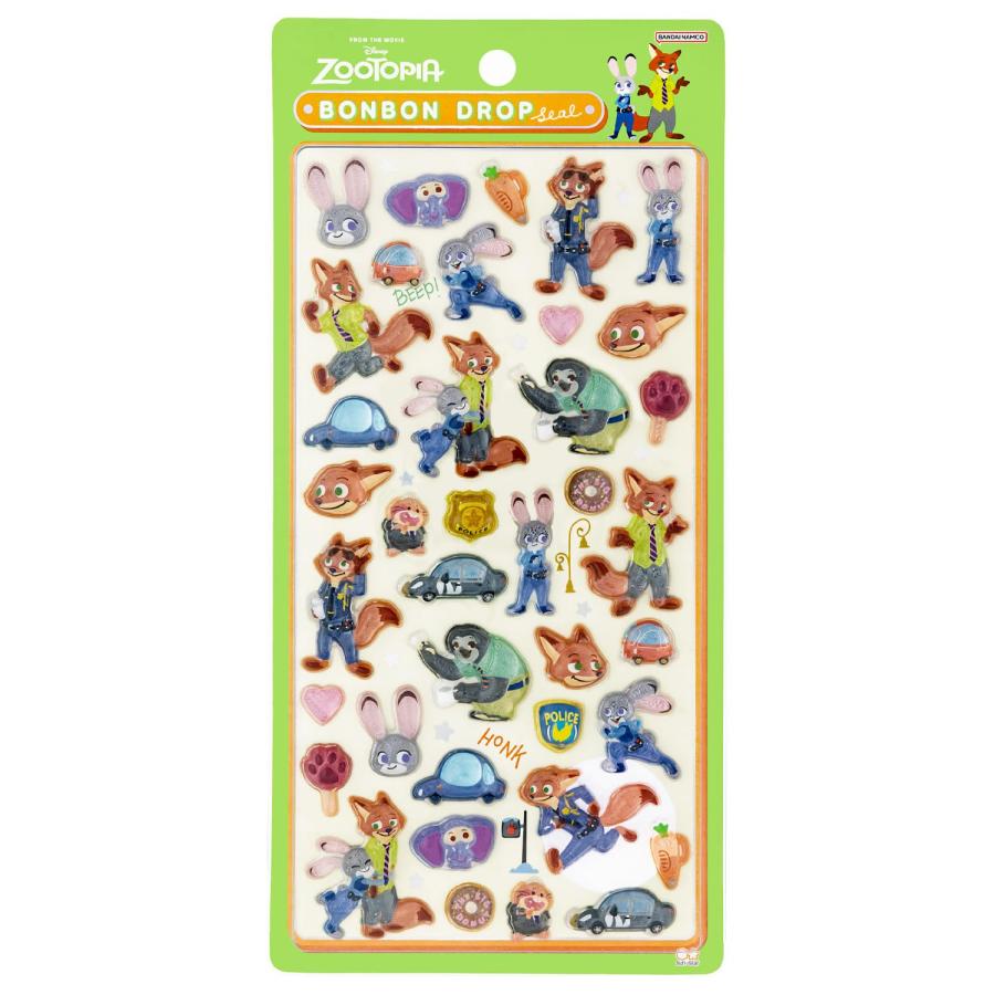 ボンボンドロップシール ズートピア S8812071 サンスター文具