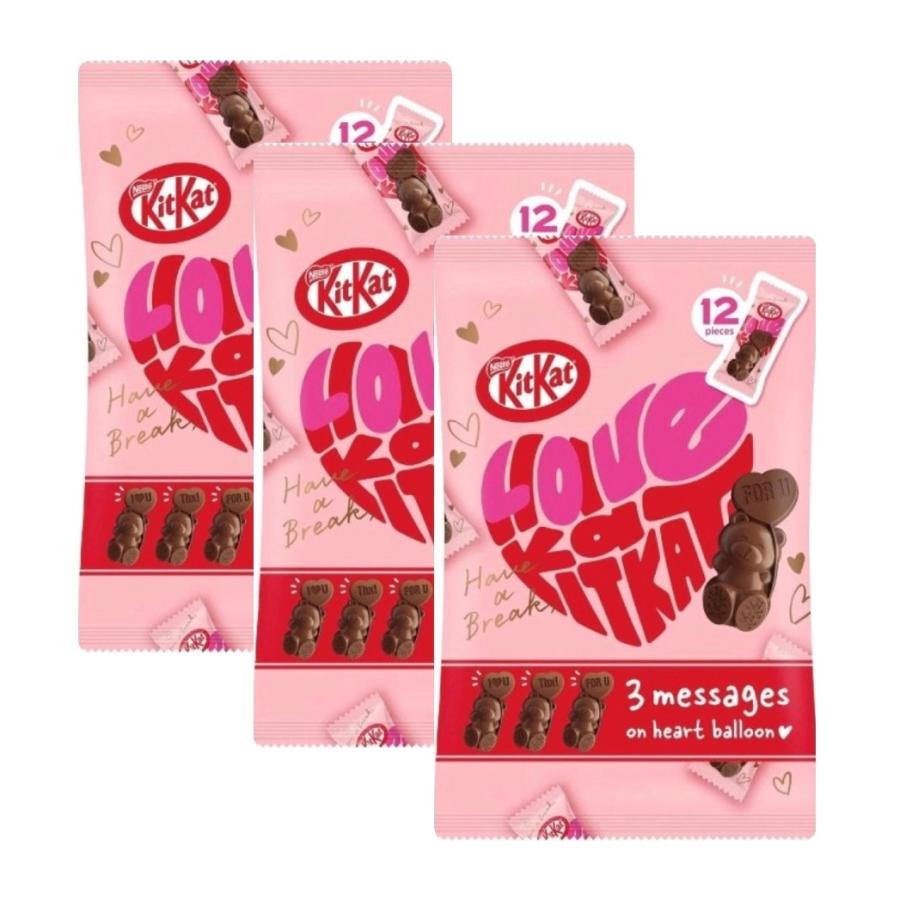 3個セット ネスレ キットカット ハートフルベアー シェアバッグ 1個(12