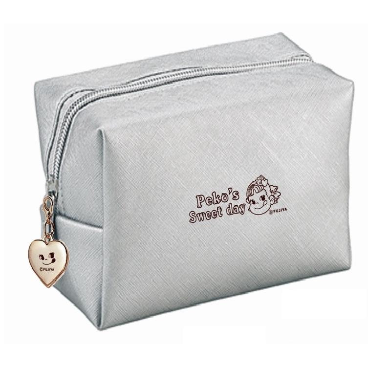 ペコちゃんポーチ シルバー バレンタイン FUJIYA : トレンドオフィス