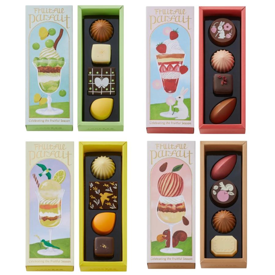 4種セット 実りのパルフェ 販路限定 しののめ果実 モロゾフ ギフト