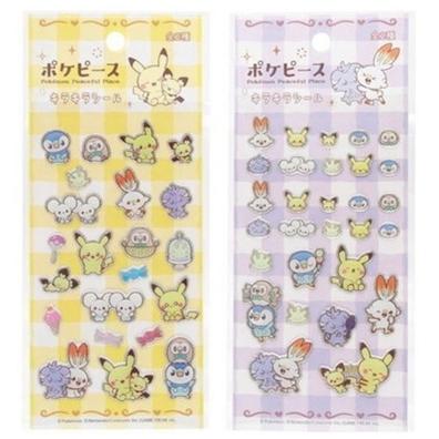 ポケモン 4種セット プチプチシール4 ポケピース キラキラシール シル