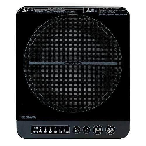 アイリスオーヤマ クッキングヒーター IHコンロ 1400W IHK-T37-B