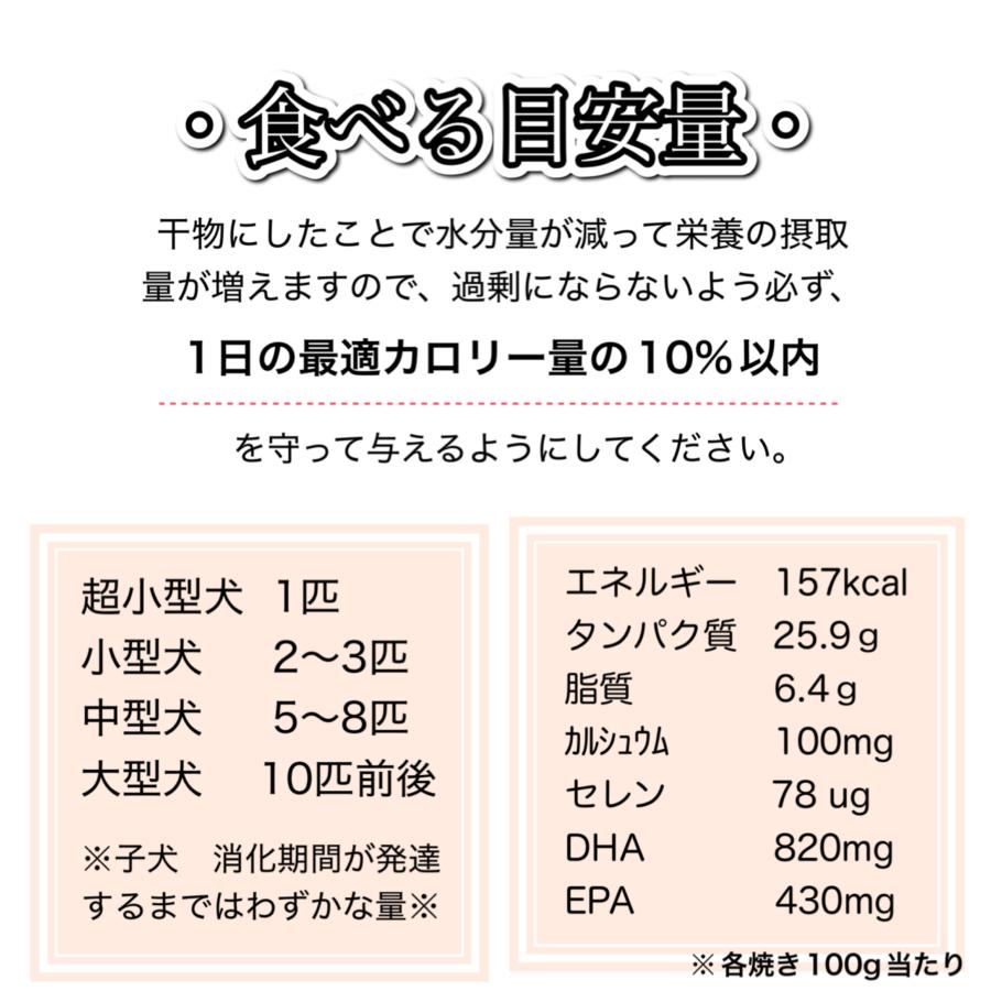 鯵ジャーキー あじジャーキー 犬用おやつ 犬用ジャーキー ペット健康おやつ ペットフード研究所 国産 無添加  犬用 健康おやつ オメガ3脂肪酸 (1kg)の画像