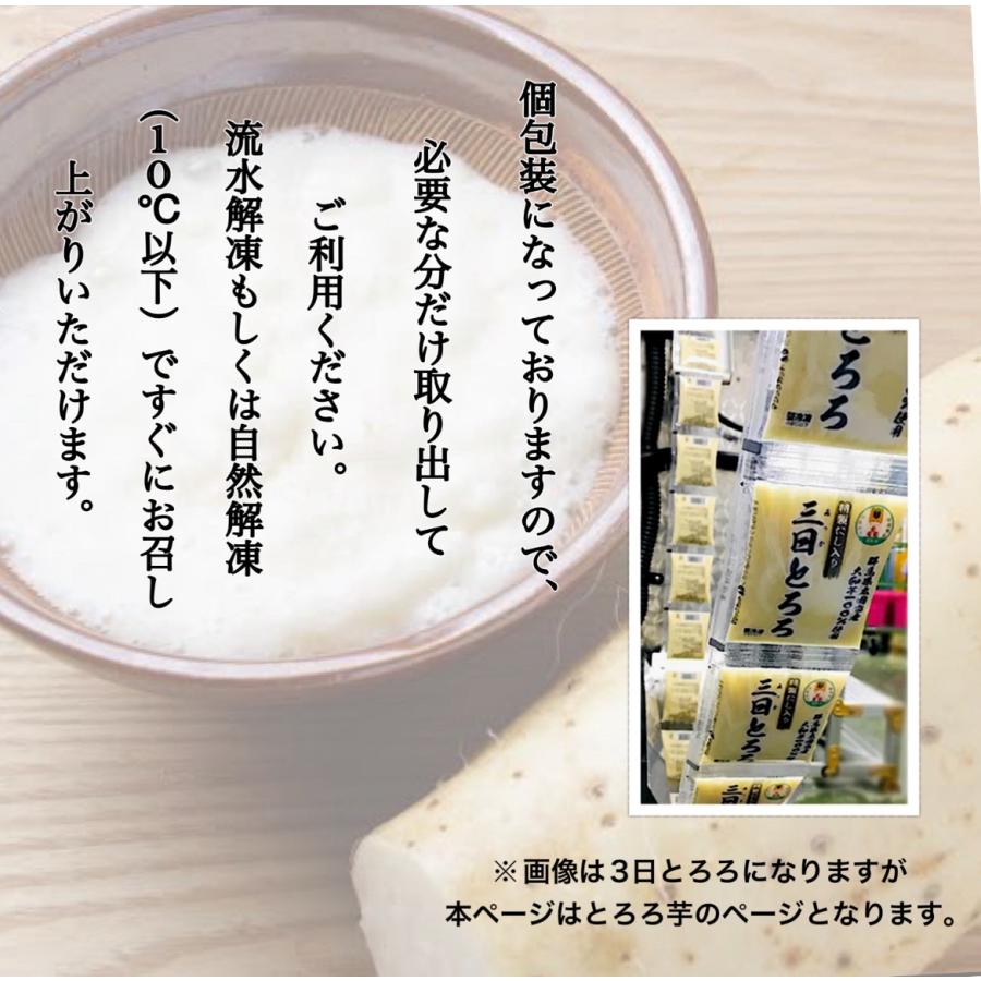 国産】 とろろ芋 やまと芋 冷凍 (30gパック) 大和芋名産地 群馬県大和