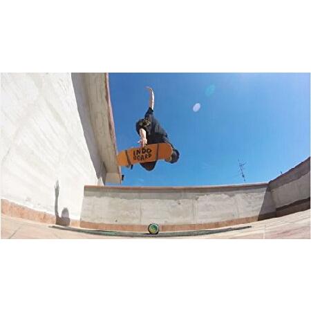 INDO BOARD ミニキックテール ブラック スケートボードのトリックを