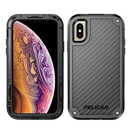激安特価 iPhone Shield Pelican Xs 並行輸入品 C37140-001B-BKBK Xにも適合) (iPhone ケブラーブランド繊維付き ケース カメラバッグ
