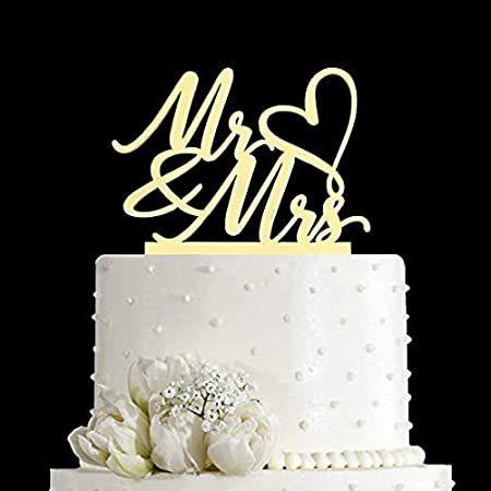 送料無料 Mr And 室内装飾 And Mrs 結婚式 ケーキトッパー 結婚式 婚約 結婚