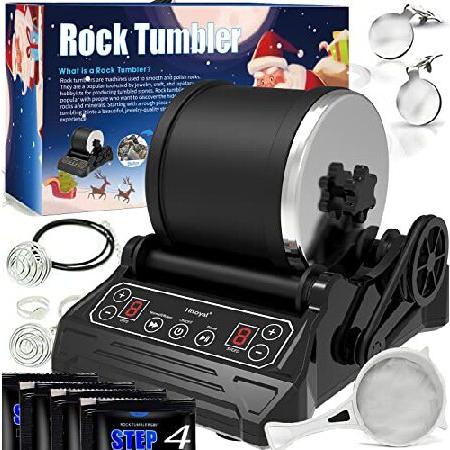 Hisoyal Rock Tumbler,A Premium Professional Tumbler Kit Set with Types Rock Tumbler Grit and Instruction Booklet,Raw Rocks Into :B09HTTXZVT:TREND-STORE - 通販 - Yahoo!ショッピング