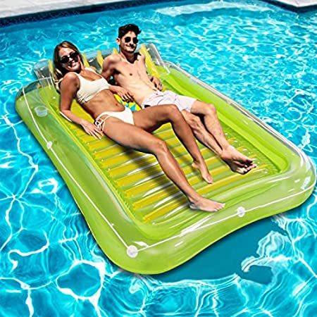 喜ばれる誕生日プレゼント 永遠の定番 Giant Inflatable Pool Lounger Float for Adults amp; Kids 87#039;#039; x 59#039;#039; Blow Up 並行輸入品 goldenlife.pl goldenlife.pl