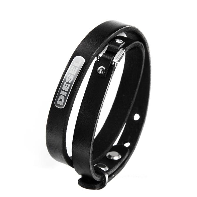 ディーゼル DIESEL ブレスレット Double Tour Leather Bracelet DX0971040 :ac-die-0114:トレンドウォッチ 通販 DIESEL ディーゼル ブレスレット 天然石 メンズ レディース (新BOX