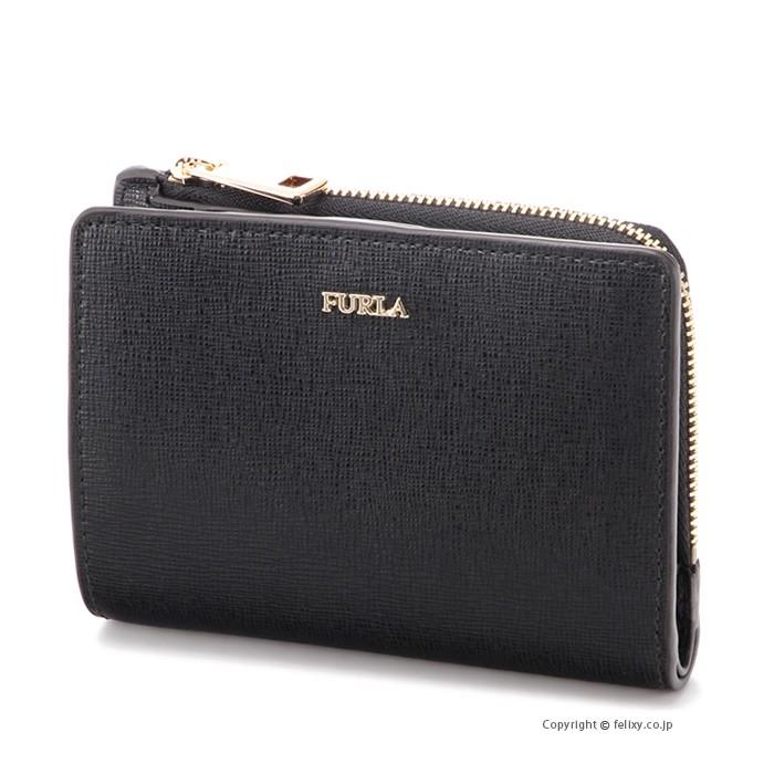 フルラ FURLA 2つ折り財布 943509 PU75 O60 BABYLON ONYX :ba-fur-0319:トレンドウォッチ