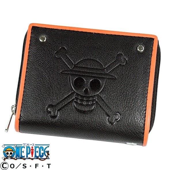 ワンピース 財布 One Piece モンキー D ルフィ 海賊旗型押し 小銭入れ付き二つ折り財布 Ba Onp 0081 トレンドウォッチ 通販 Yahoo ショッピング