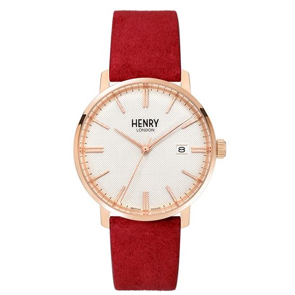 卸売 レディース メンズ 腕時計 LONDON HENRY 時計 ヘンリーロンドン Regency HL40-S-0352 Suede 腕時計