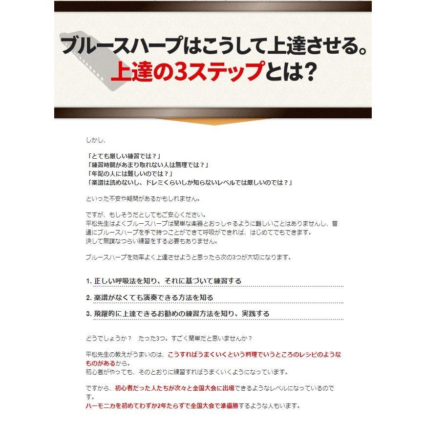 ハーモニカ上達革命〜音楽経験ゼロでも自宅で楽しくマスターできるブルースハープ習得講座〜プロハーモニカ奏者、平松悟監修DVD |  | 03