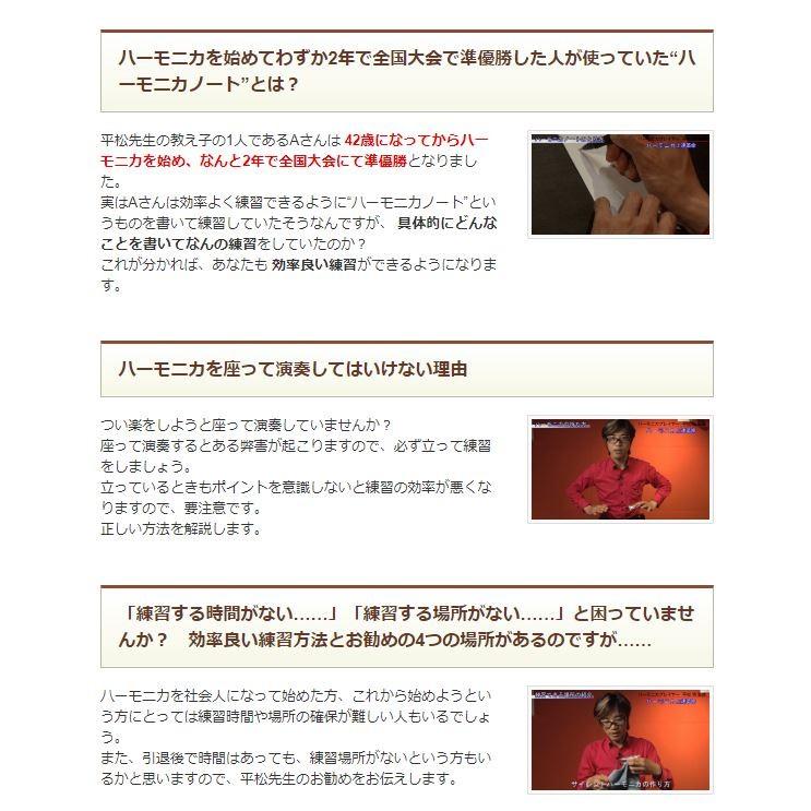 ハーモニカ上達革命〜音楽経験ゼロでも自宅で楽しくマスターできるブルースハープ習得講座〜プロハーモニカ奏者、平松悟監修DVD |  | 04