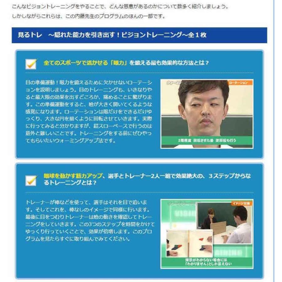 ビジョントレーニングDVD 〜スポーツに必要な視覚を鍛える
