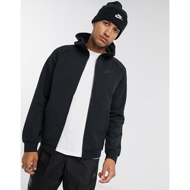 ナイキ パーカー メンズ トレーナー ブラック Nike Winter Black Hoodie Zip Through Quilted 予約販売品 Panel In