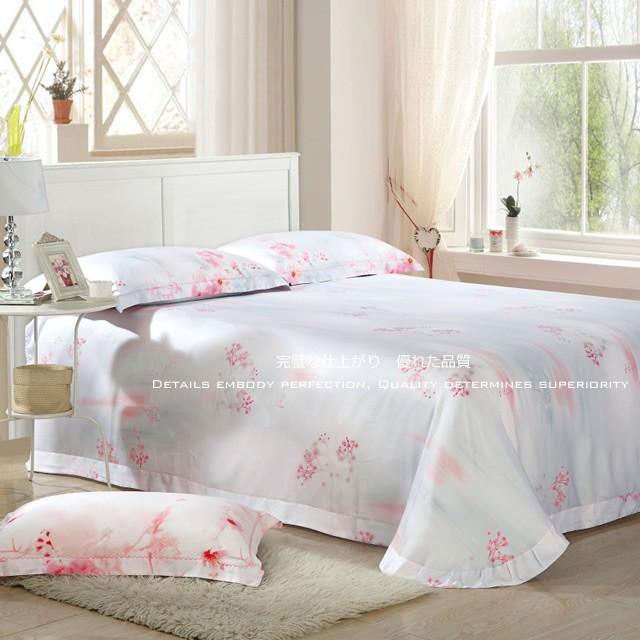 お洒落な花柄高級布団カバー４点セット Bella4 (寝具/寝具カバー/ベッドリネン/ベッドカバー/シーツ/掛け布団カバー/布団カバー/ボックスシーツ)