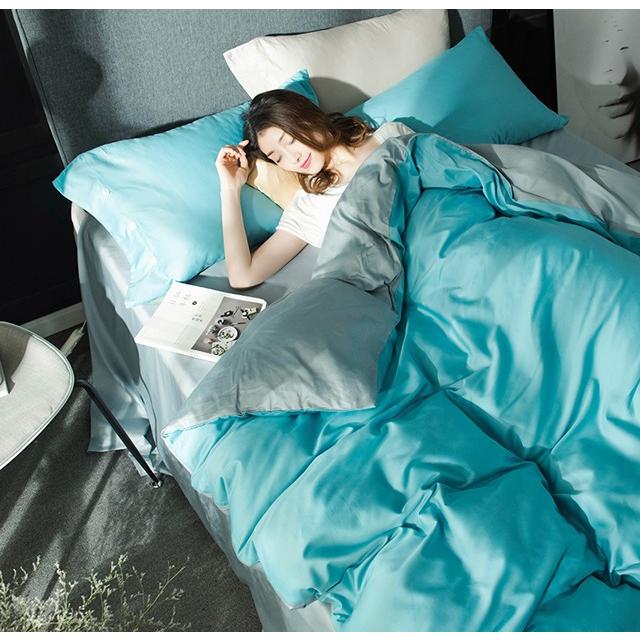 純色高級長綿布団カバー3点セット Flora12 (寝具/寝具カバー/ベッドリネン/ベッドカバー/シーツ/掛け布団カバー/ボックスシーツ/ピロケース/枕カバー) | ノーブルスパーク | 14