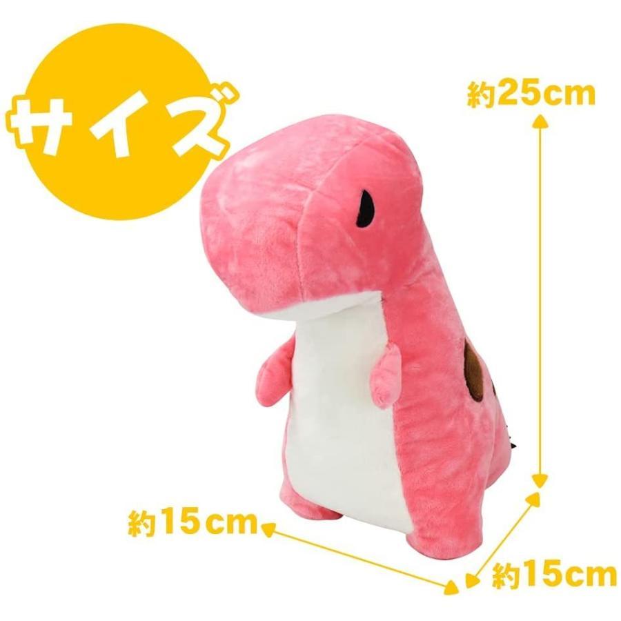 ぬいぐるみ 恐竜 ピンク 抱き枕 ティラノサウルス ふわふわ もちもち