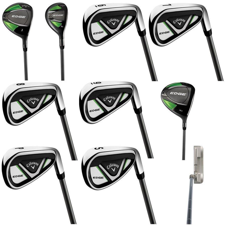 Callaway キャロウェイ グラファイトゴルフクラブ 10本セット メンズ 男性用 EDGEシャフト フルセット エッジ クラブセット 初心者  本格 おすすめ