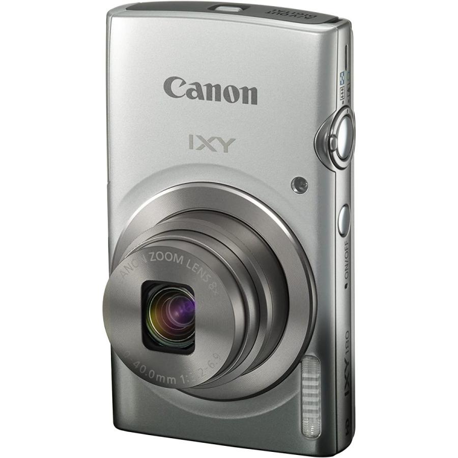 キヤノン（Canon） デジタルカメラ IXY 180 シルバー 光学8倍ズーム