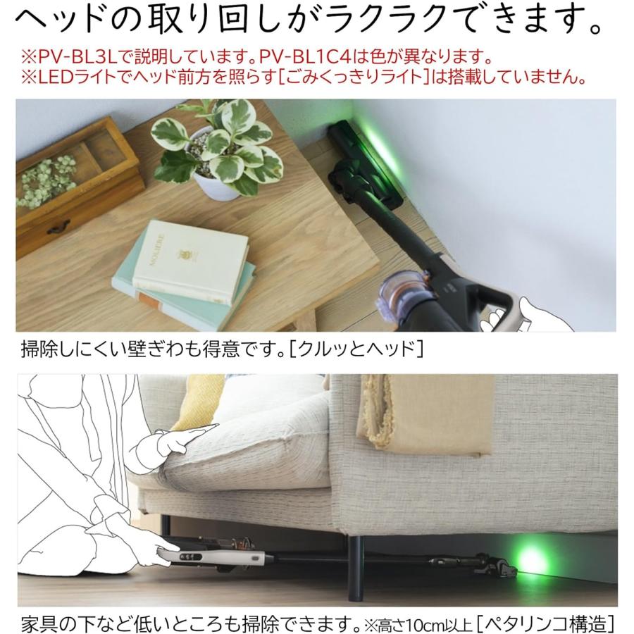 日立（HITACHI） 掃除機 コードレス スティッククリーナー PV-BL1C4 W
