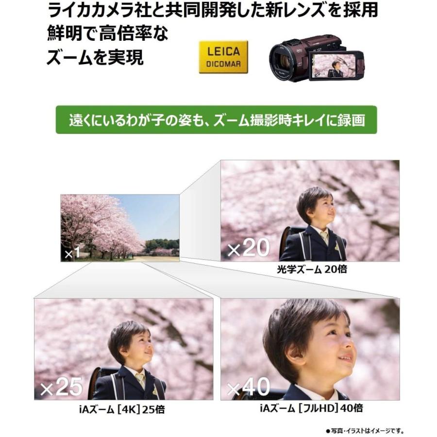 Panasonic（パナソニック） 4K ビデオカメラ VZX992M 64GB 光学20倍