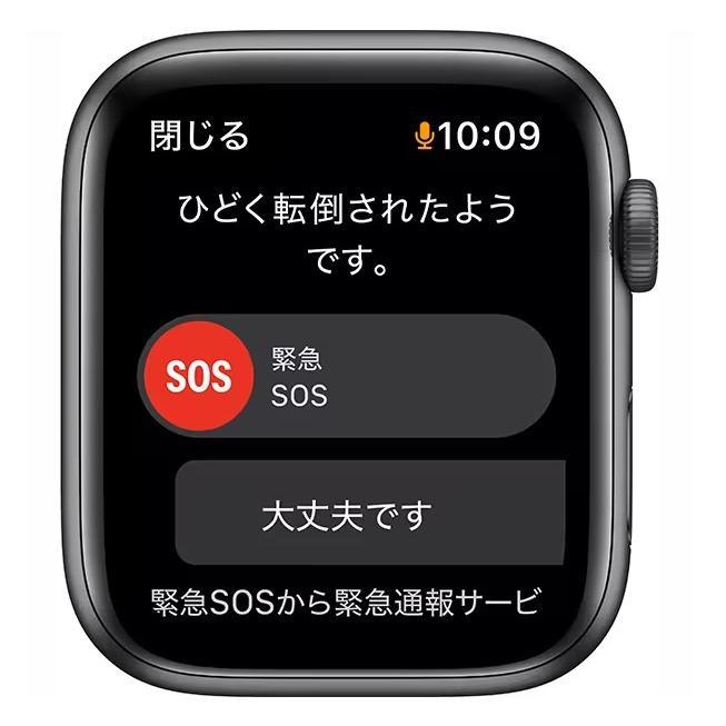 Apple Watch SE アップルウォッチSE 第1世代 GPSモデル MKQ63J/A 44mm スペースグレイアルミニウムケース ミッドナイトスポーツバンド 正規品 新品 送料無料｜trendline｜05