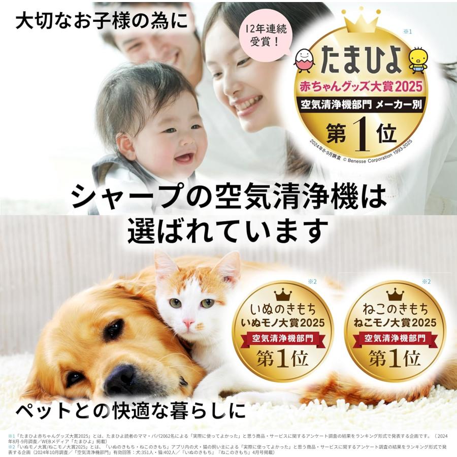 SHARP（シャープ） 空気清浄機 FU-SC01-W プラズマクラスター 7000