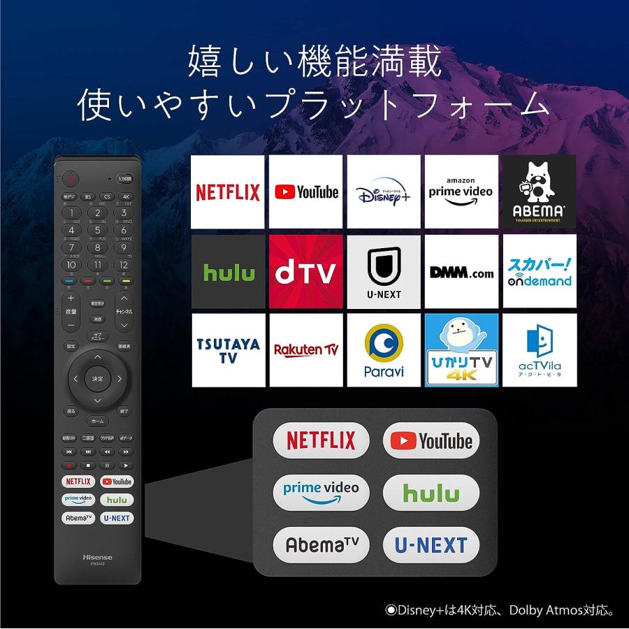 ハイセンス（HISENSE） 48V型 4Kチューナー内蔵 有機EL テレビ 48X8F