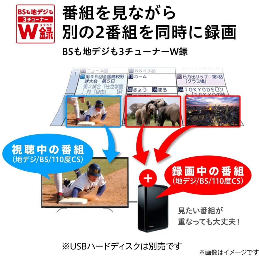 REGZA（レグザ） 東芝 43V型 液晶 テレビ 43M540X 4Kチューナー内蔵 外 