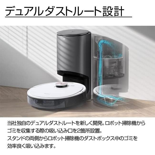新品　エコバックス OZMO エコバックス、「3D物体回避」を搭載したロボット掃除機「DEEBOT 床用ロボット掃除機 OZMO DLX11-54 掃除機・クリーナー