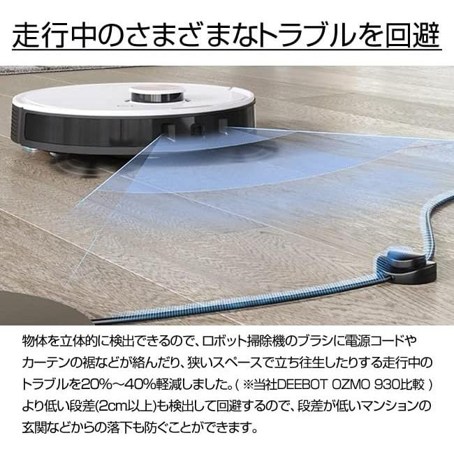ECOVACS（エコバックス） DLX11-54 DEEBOT OZMO T8+ 床用ロボット掃除