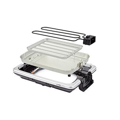 TIGER タイガーCRV-G300 SNホットプレート 楽天市場】ホットプレート [ CRV-G300SN ] 大型 焼肉 たこ焼き器 平 穴
