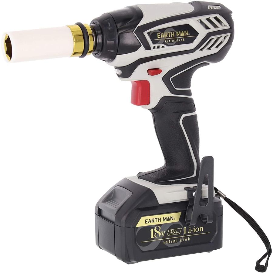 高儀 EARTH MAN infini-Link コードレスインパクトレンチ 18V 高儀 EARTH MAN infini-Link コードレスインパクトレンチ 18V