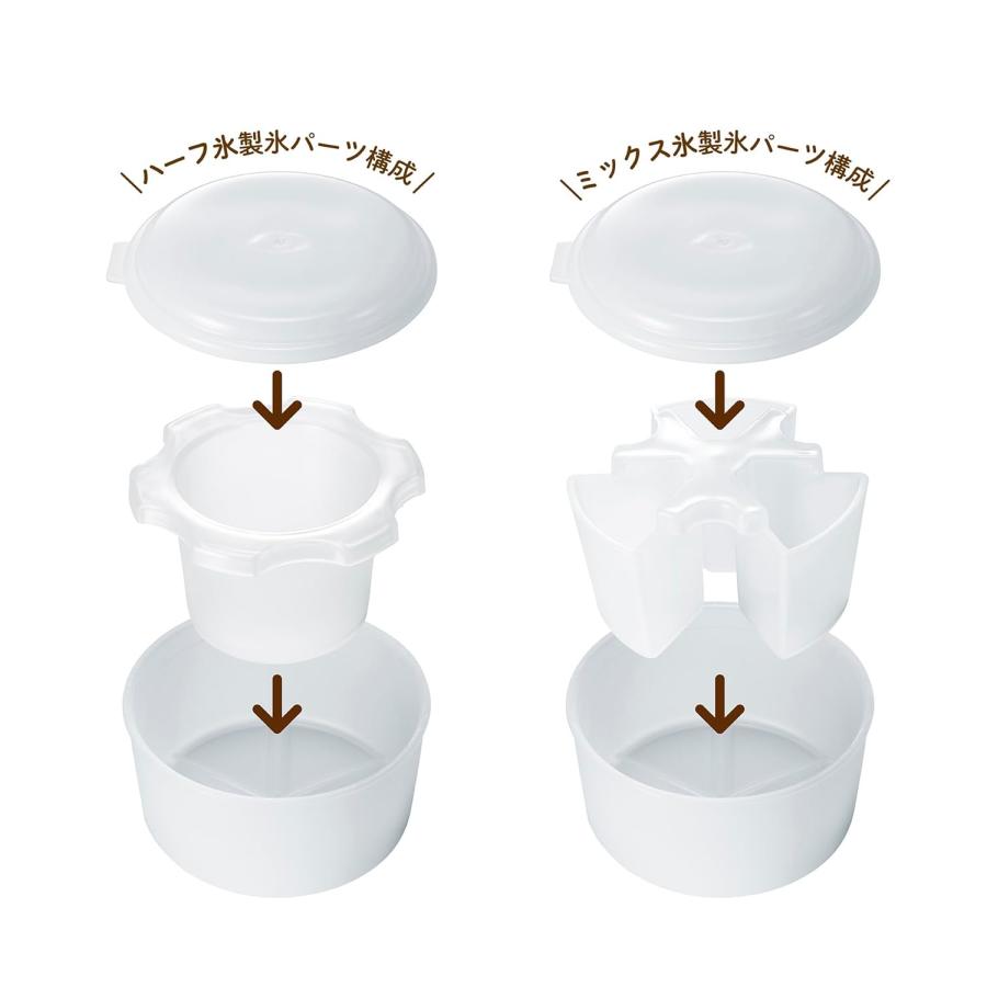 Toffy トフィー コンパクト電動ふわふわかき氷器 K-IS13-PA ペール