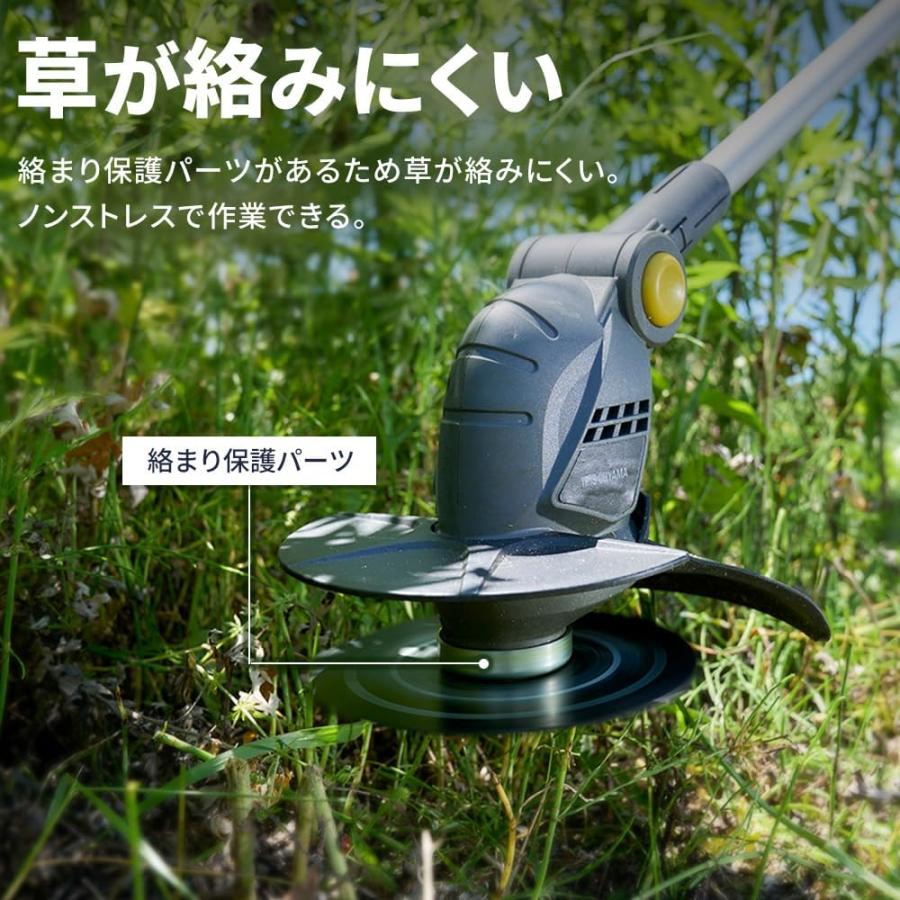 IRIS OHYAMA（アイリスオーヤマ） 草刈り機 充電式グラストリマー 金属