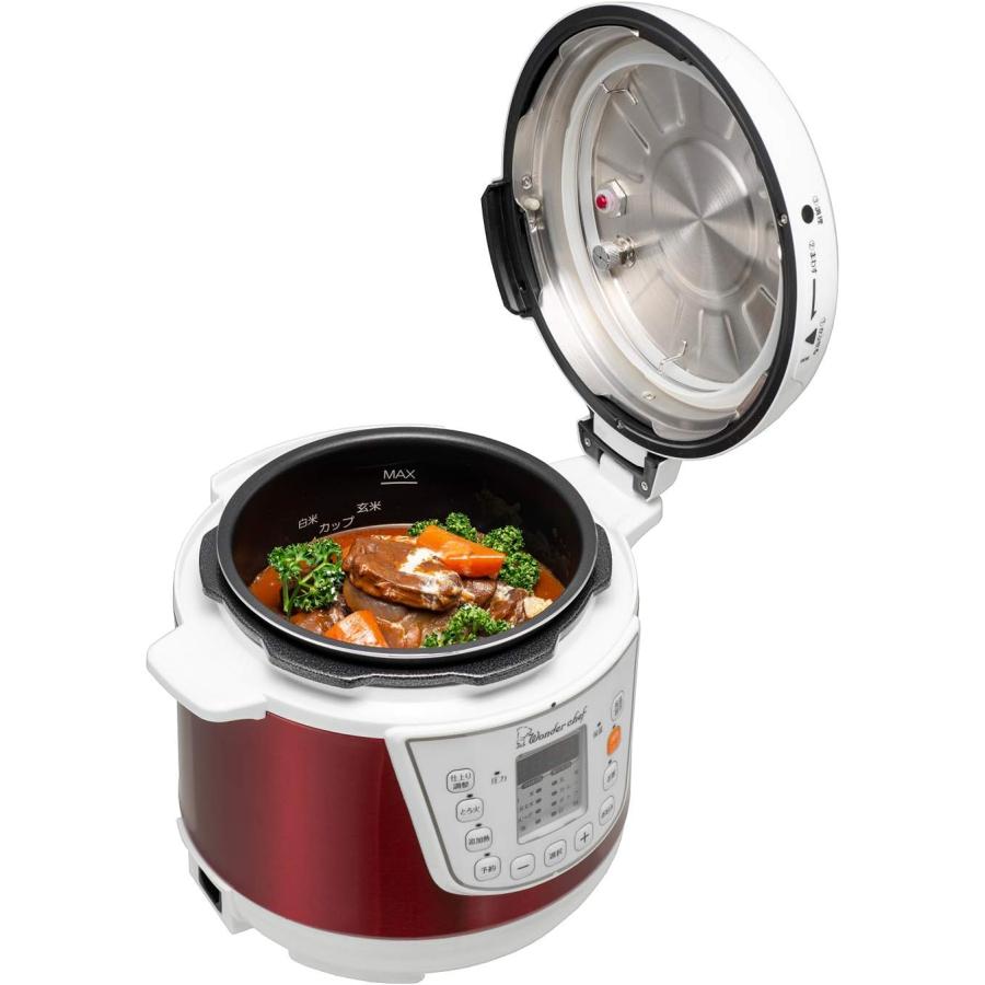 ワンダーシェフ マイコン電気圧力鍋 3L スターターセット OEDC30 R1(ST