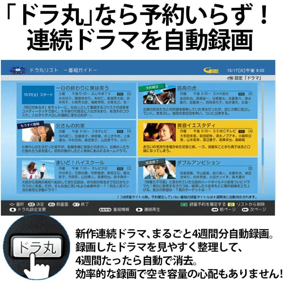 SHARP（シャープ） 1TB 3番組同時録画 ブルーレイレコーダー 2B-C10CT4